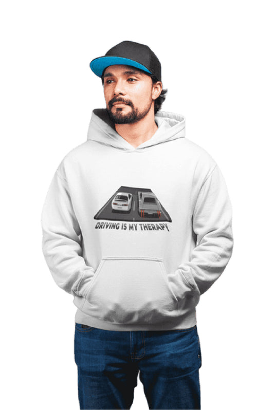 DRIVING IS MY THERAPY - Unisex Hoodie