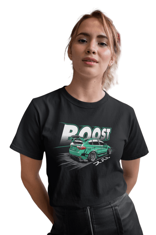 TurboArts-Damen-T-Shirt-STI-Hatchback-Tuning-Merch