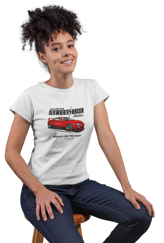 TurboArts-Damen-T-Shirt-Supra-Beast-Tuning-Merch