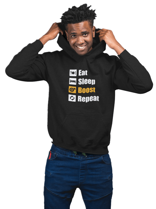 Eat Sleep Boost Repeat - Unisex Hoodie von TurboArts
