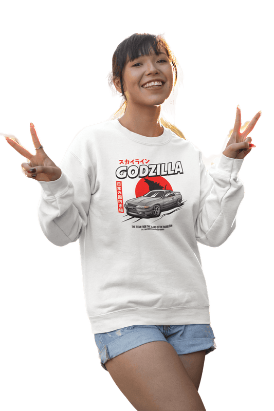 TurboArts-Unisex-Sweatshirt-Godzilla-Tuning-Merch