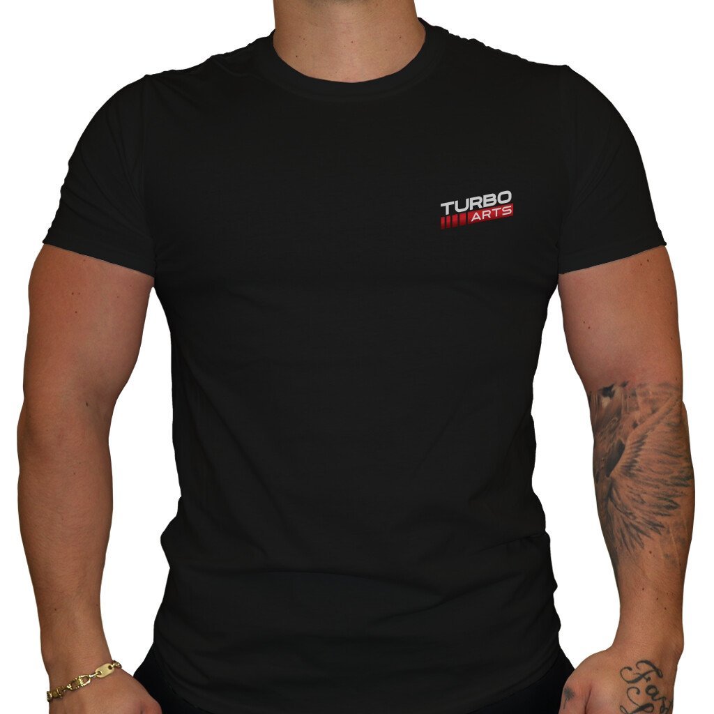 TurboArts Classic Style - Herren T-Shirt in Schwarz von TurboArts