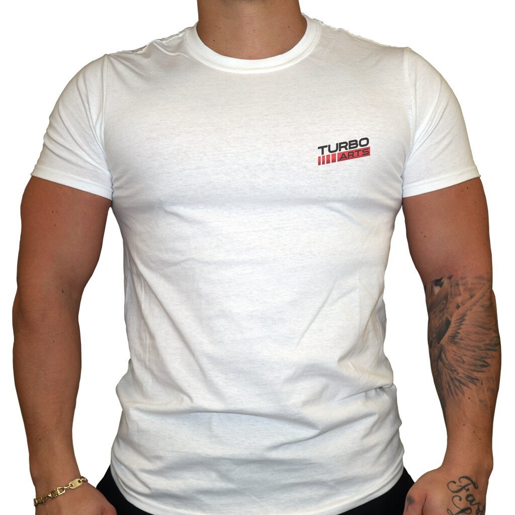 TurboArts Classic Style - Herren T-Shirt in Weiß von TurboArts