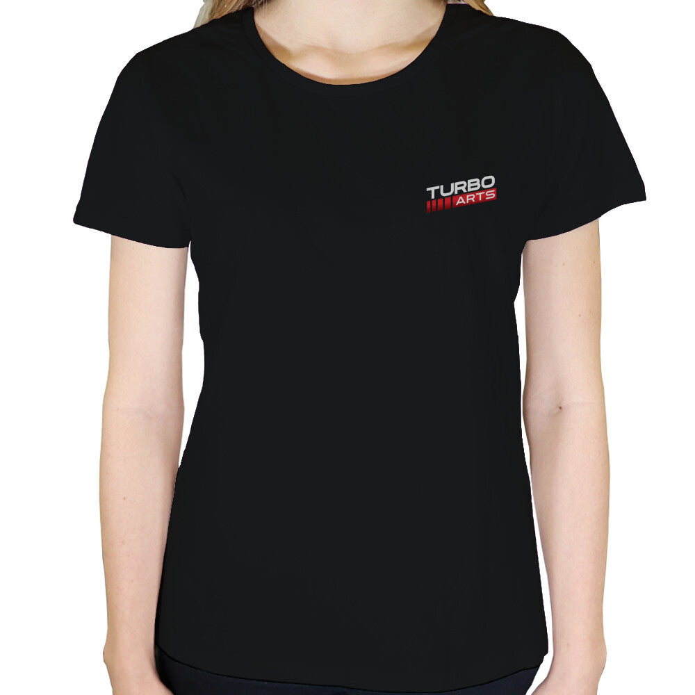 TurboArts Classic Style - Damen T-Shirt in Schwarz von TurboArts