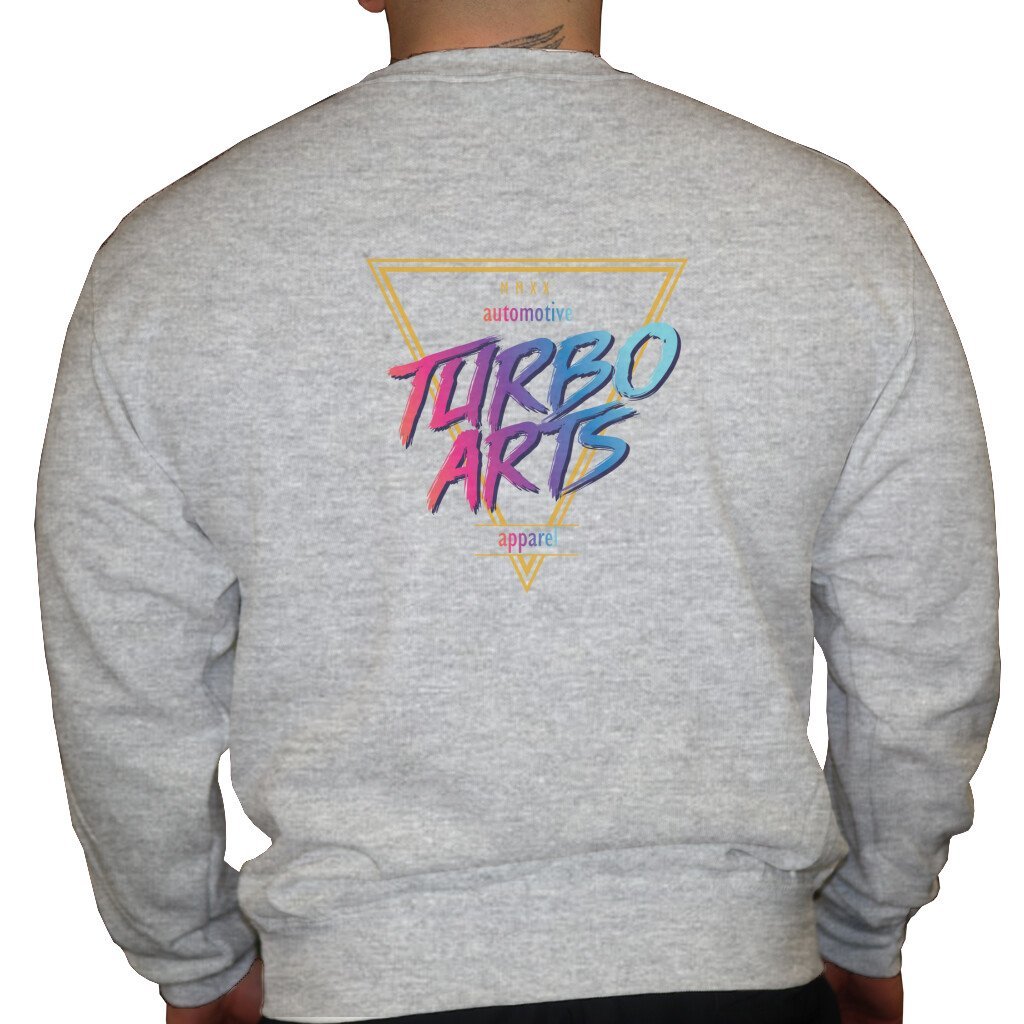 TurboArts Modern Style - Unisex Sweatshirt in Grau (Rückansicht) von TurboArts