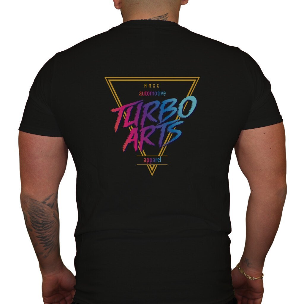 TurboArts Modern Style - Herren T-Shirt in Schwarz (Rückansicht) von TurboArts