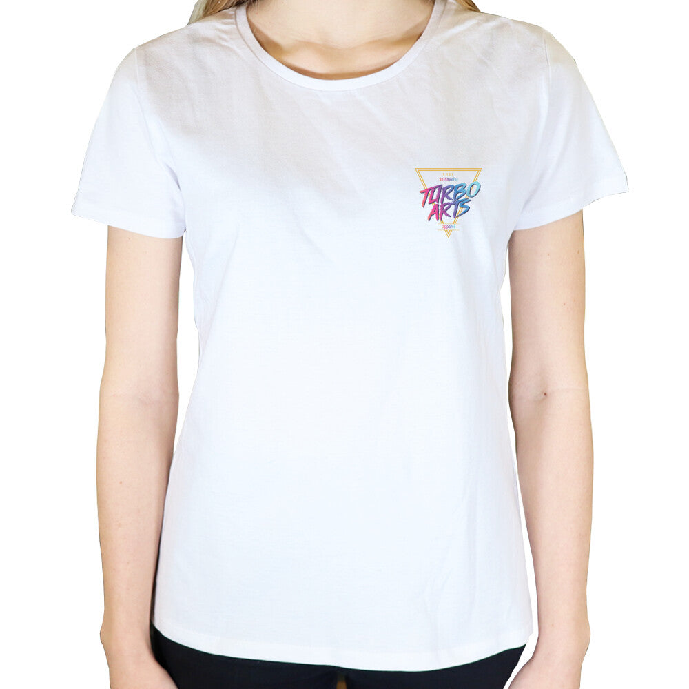 TurboArts Moden Style - Damen T-Shirt in Weiß von TurboArts