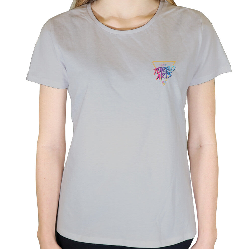 TurboArts Moden Style - Damen T-Shirt in Grau von TurboArts