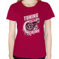 Tuning is not a Crime - Damen T-Shirt in Rot von TurboArts