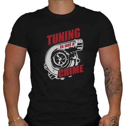 Tuning is not a Crime - Herren T-Shirt in Schwarz von TurboArts