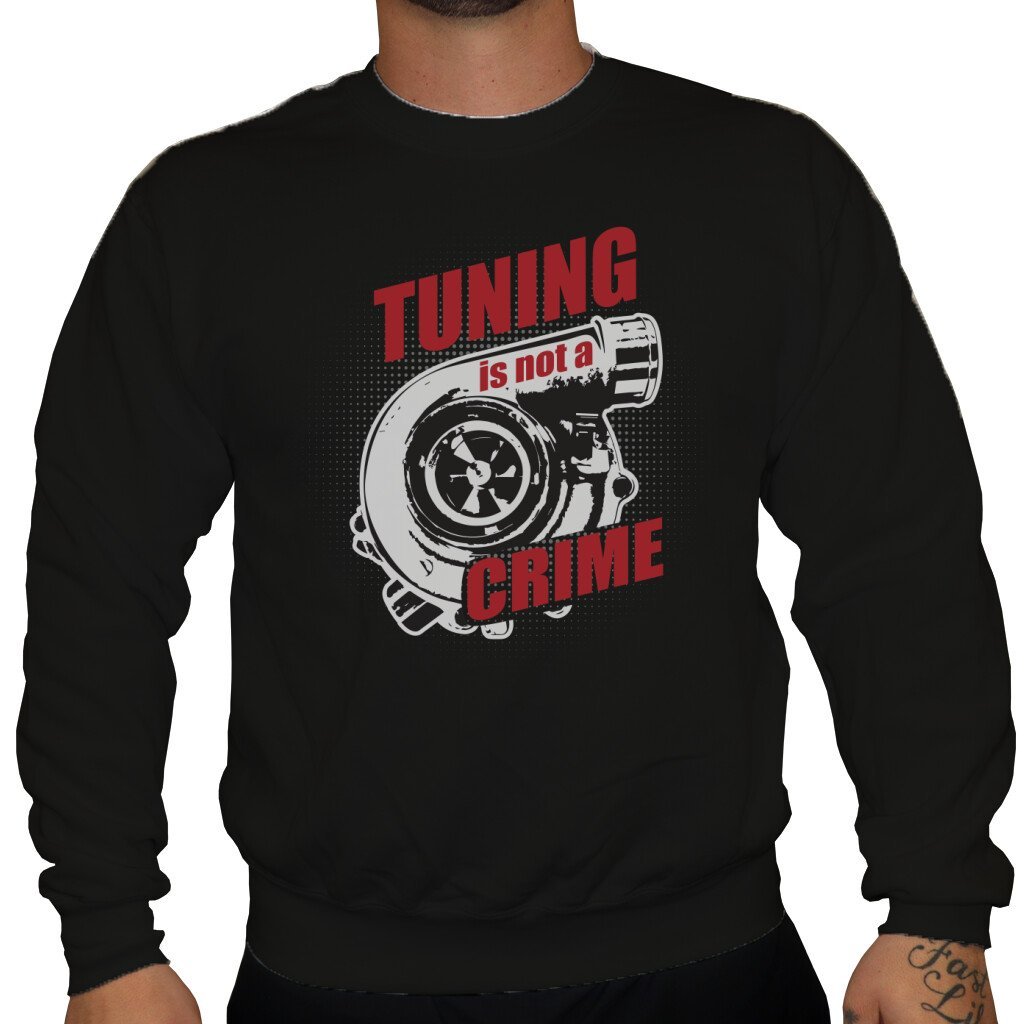 Tuning is not a Crime - Unisex Sweatshirt in Schwarz von TurboArts