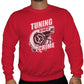 Tuning is not a Crime - Unisex Sweatshirt in Rot von TurboArts