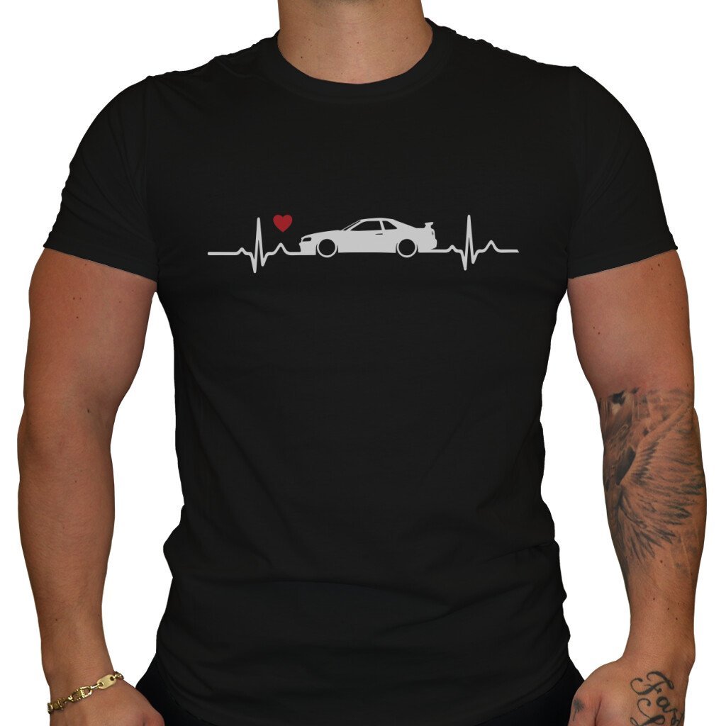 Nissan Skyline Love - Herren T-Shirt in Schwarz von TurboArts