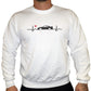 Nissan Skyline Love - Unisex Sweatshirt in Weiß von TurboArts