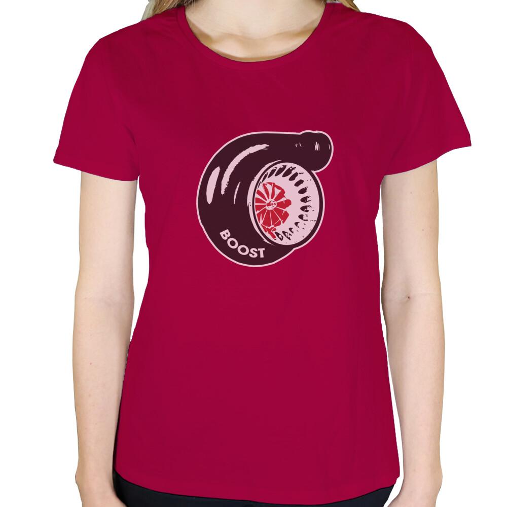 Boost - Damen T-Shirt in Rot von TurboArts