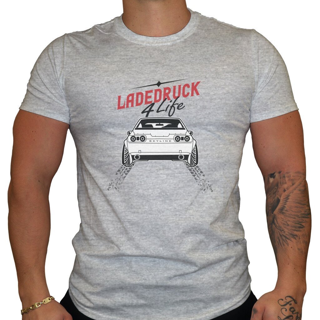 Ladedruck 4 Life - Herren T-Shirt in Grau von TurboArts