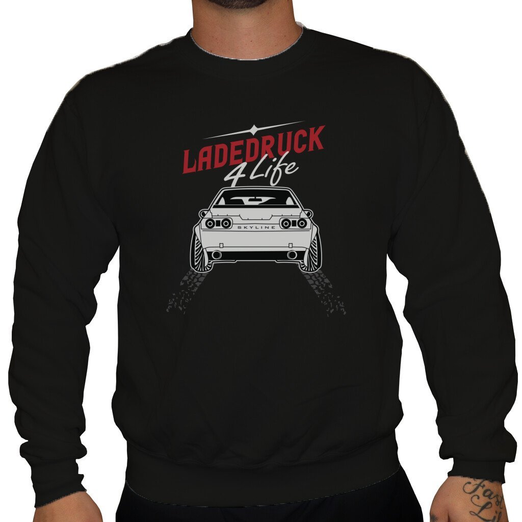 Ladedruck 4 Life - Unisex Sweatshirt in Schwarz von TurboArts