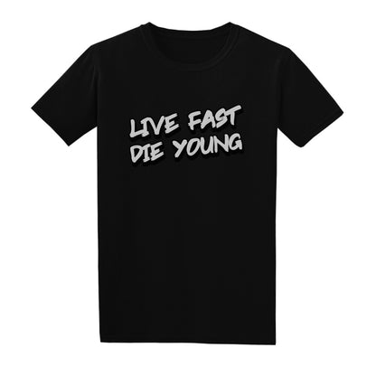 Live Fast Die Young - Herren T-Shirt in Schwarz von TurboArts