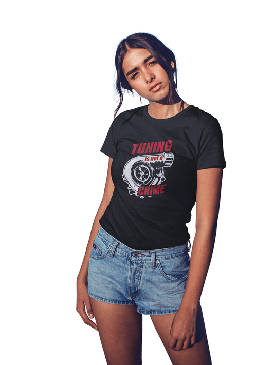 Tuning is not a Crime - Damen T-Shirt von TurboArts