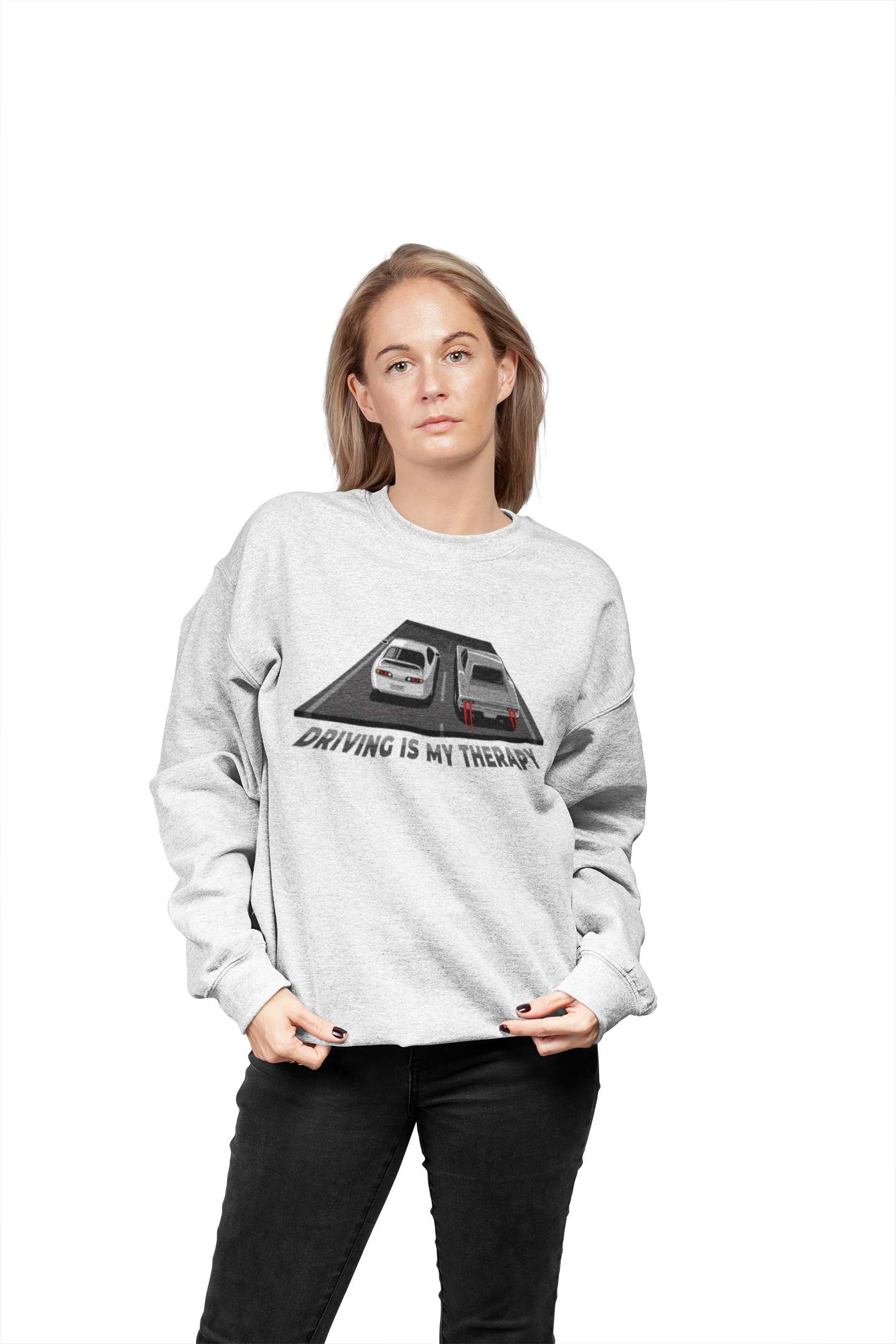 DRIVING IS MY THERAPY - Unisex Sweatshirt